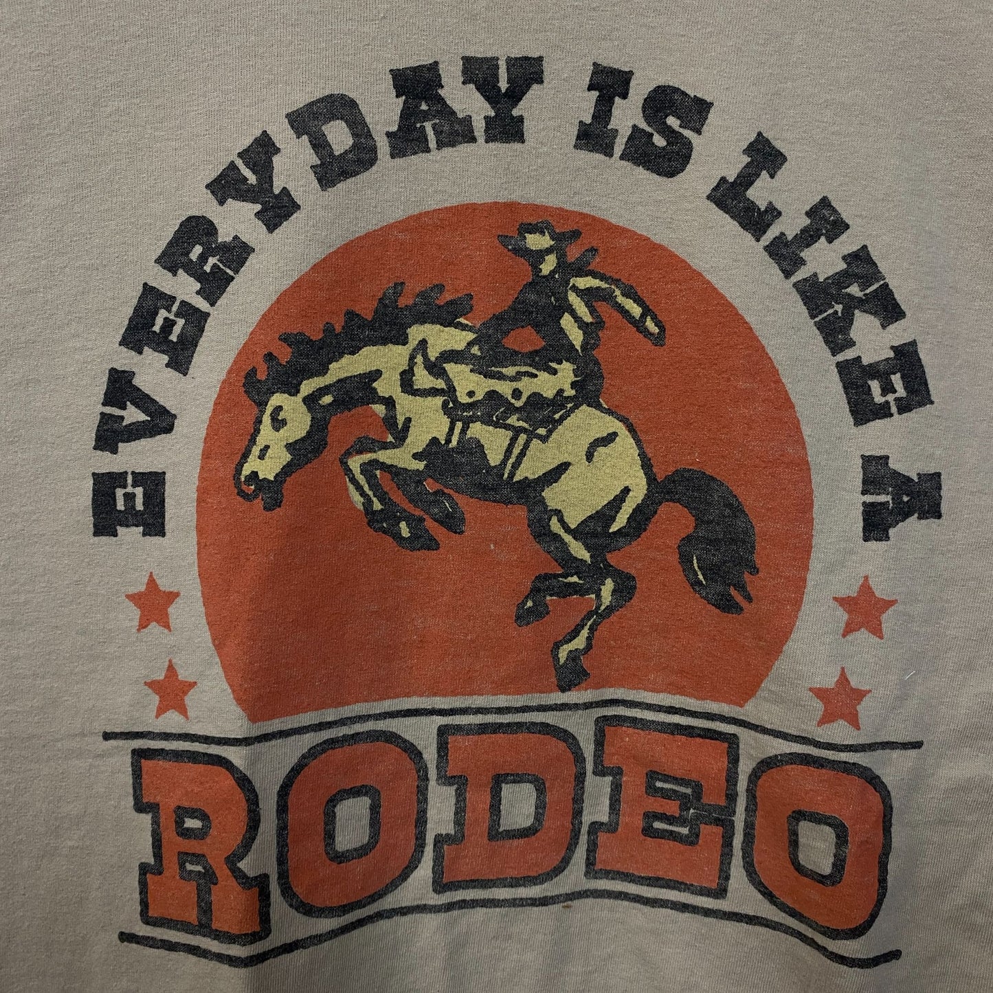 Junk Food "Everyday is Like a Rodeo" Graphic T-Shirt Large