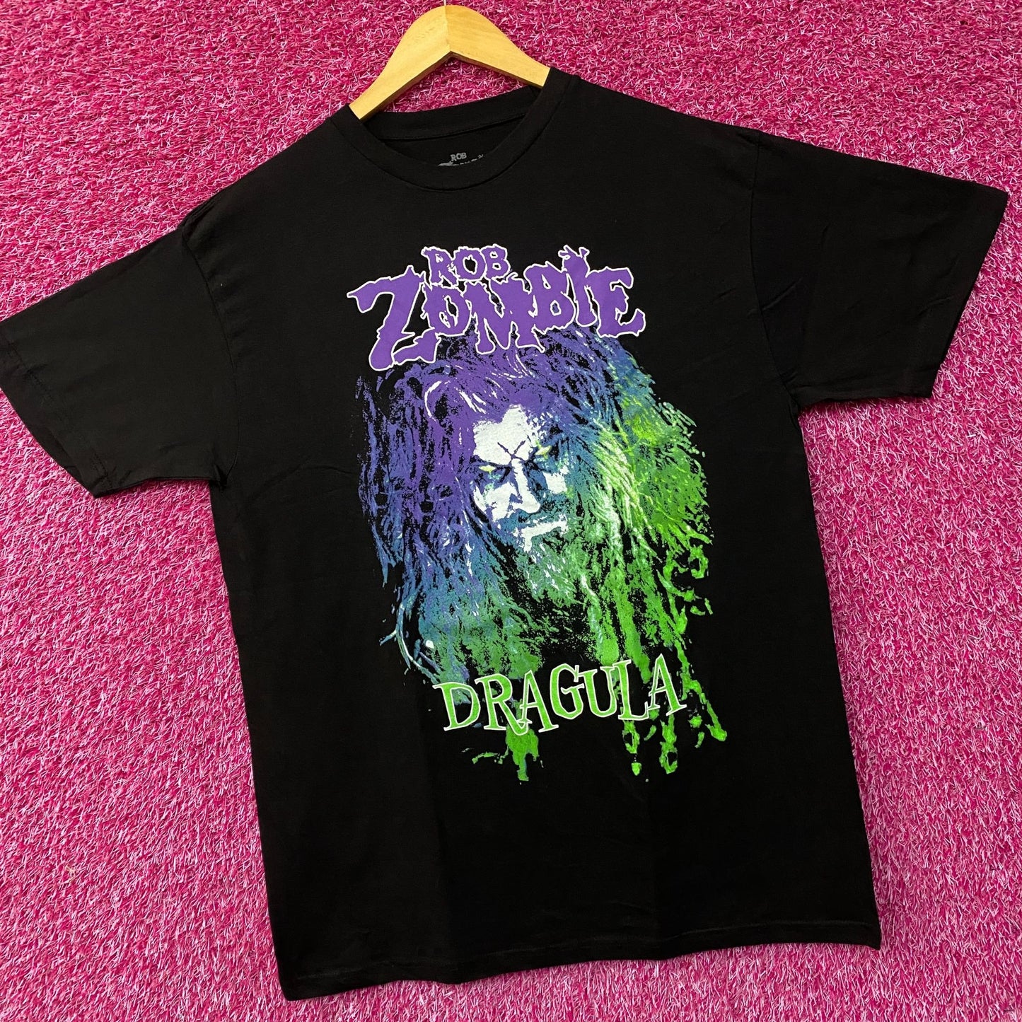 Rob Zombie Dragula Hellbilly Metal Band T-Shirt Large