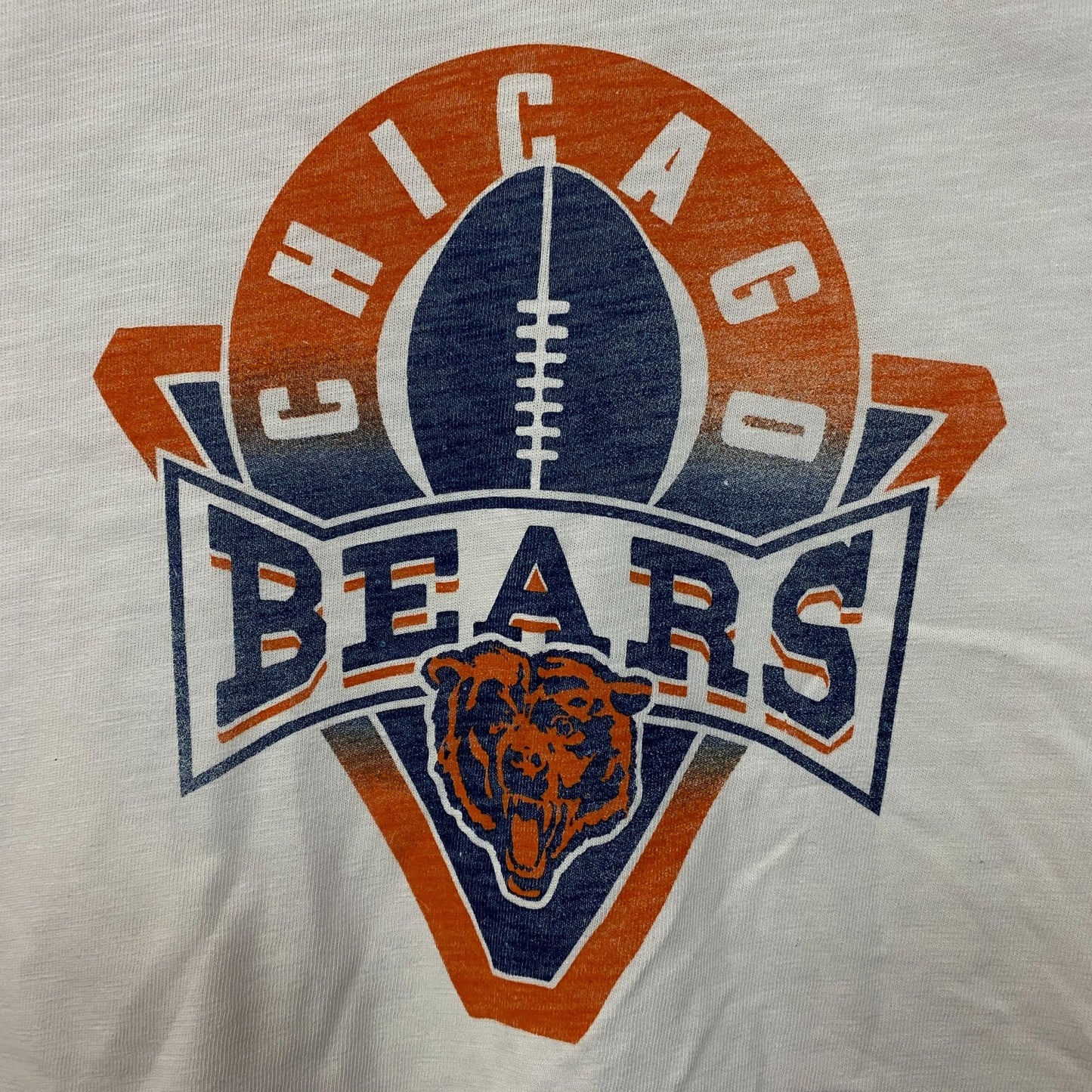 Junk Food Clothing Women's NFL Chicago Bears Mock Neck Crop Tee XL