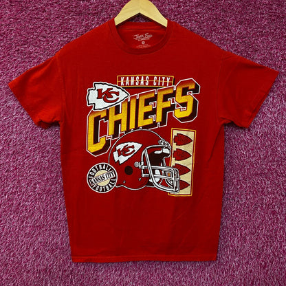 Junk Food Clothing NFL Kansas City Chiefs Checkdown Flea Market Tee Small