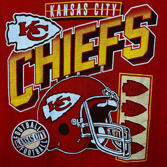 Junk Food Clothing NFL Kansas City Chiefs Checkdown Flea Market Tee Small