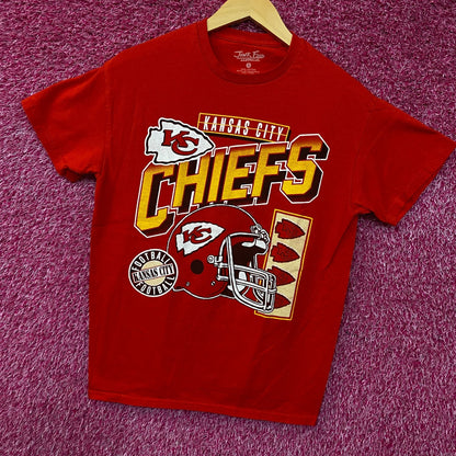 Junk Food Clothing NFL Kansas City Chiefs Checkdown Flea Market Tee Small