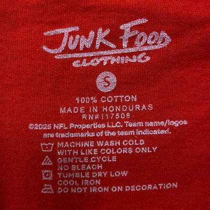 Junk Food Clothing NFL Kansas City Chiefs Checkdown Flea Market Tee Small