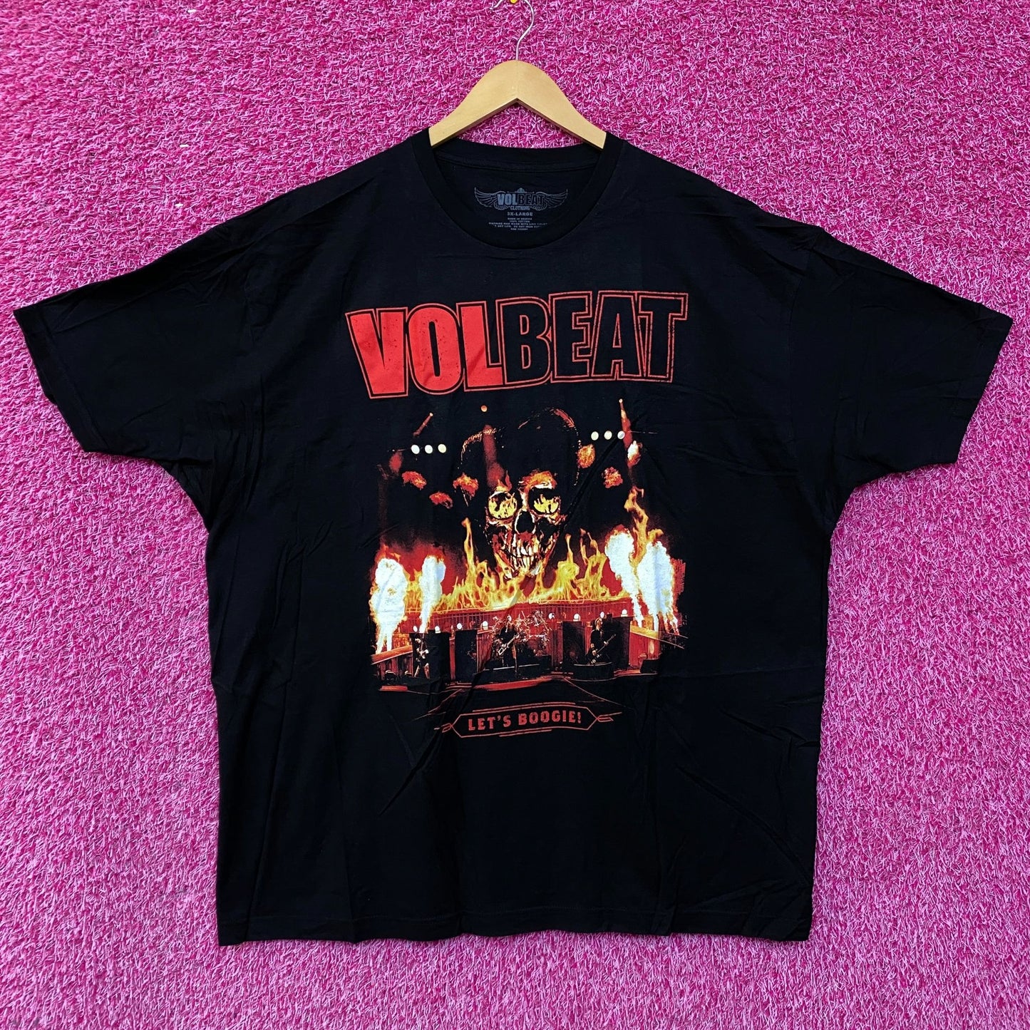 Volbeat Lets Boogie Live from Telia Parken Groove Metal Tee 3X