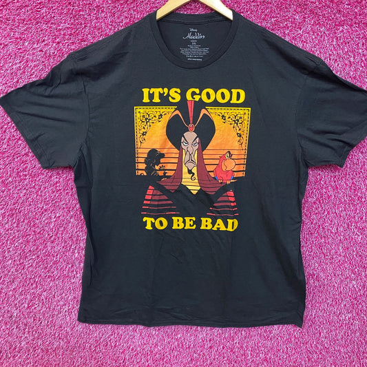 Disney Aladdin Jafar It's Good to Be Bad Graphic T-Shirt 2XL