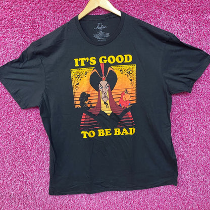 Disney Aladdin Jafar It's Good to Be Bad Graphic T-Shirt 2XL