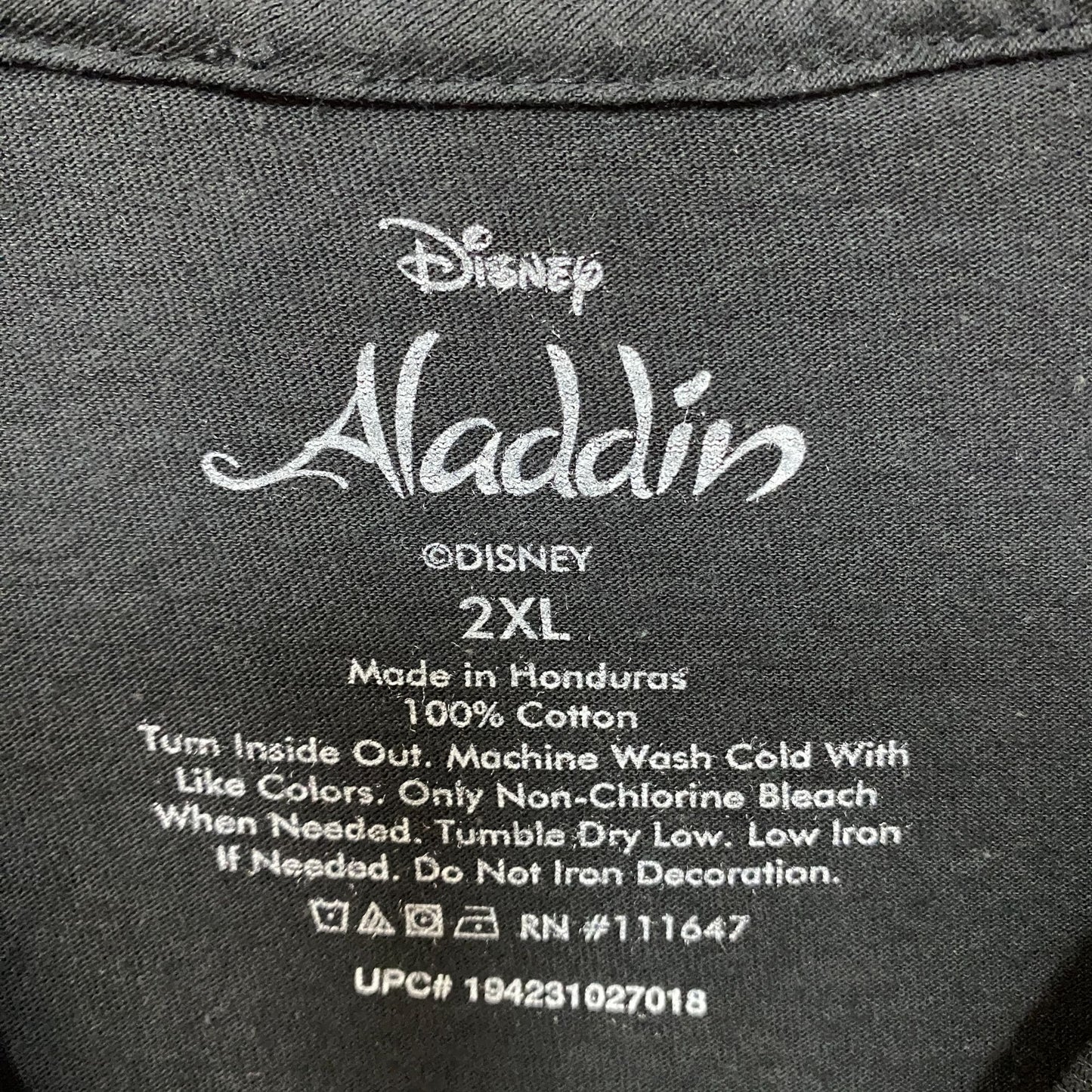 Disney Aladdin Jafar It's Good to Be Bad Graphic T-Shirt 2XL