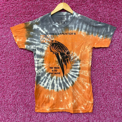 John Carpenter Micheal Myers Halloween Movie Tie Dye T-Shirt Small