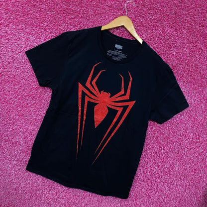 Spider-Man Miles Morales Costume Marvel Comics Tee L