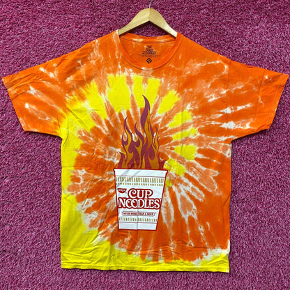 Nissin Cup Noodles More Than Soup Spicy Promo Tie Dye T-Shirt XL