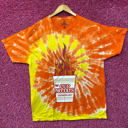 Nissin Cup Noodles More Than Soup Spicy Promo Tie Dye T-Shirt XL