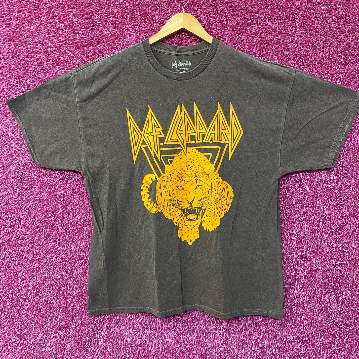 Def Leppard High N Dry Album Rock Band T-Shirt XL