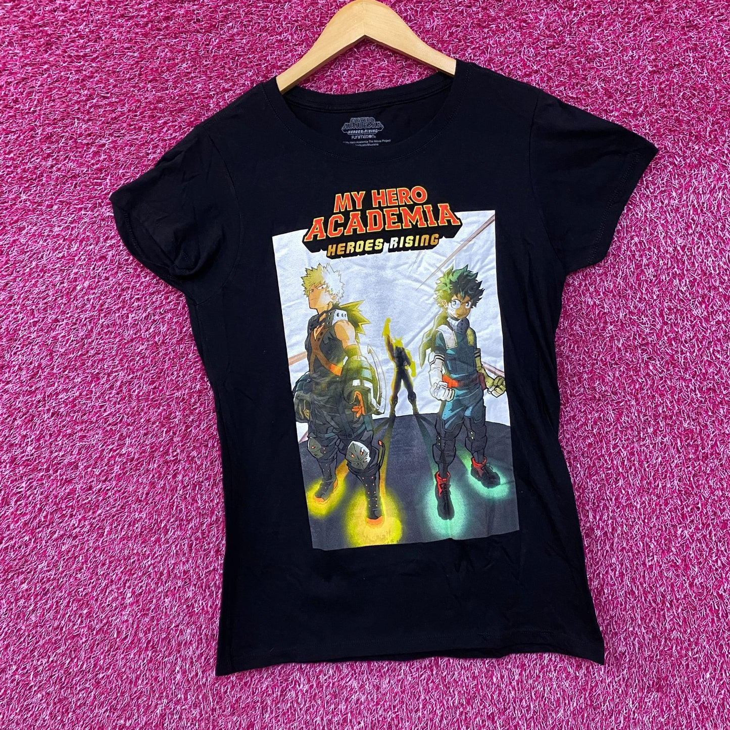 My Hero Academia Heroes Rising Anime Movie Womens Top L