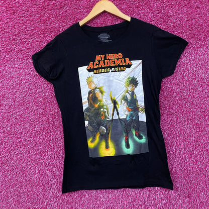 My Hero Academia Heroes Rising Anime Movie Womens Top L