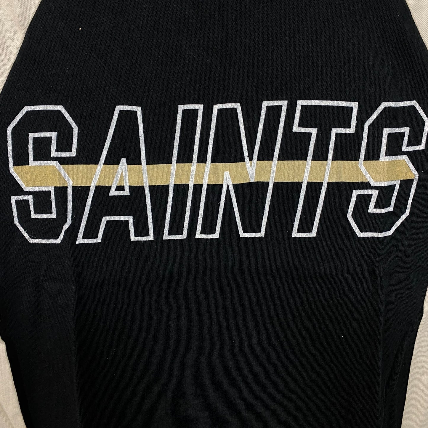 Junk Food New Orleans Saints 3/4 Sleeve Graphic Small