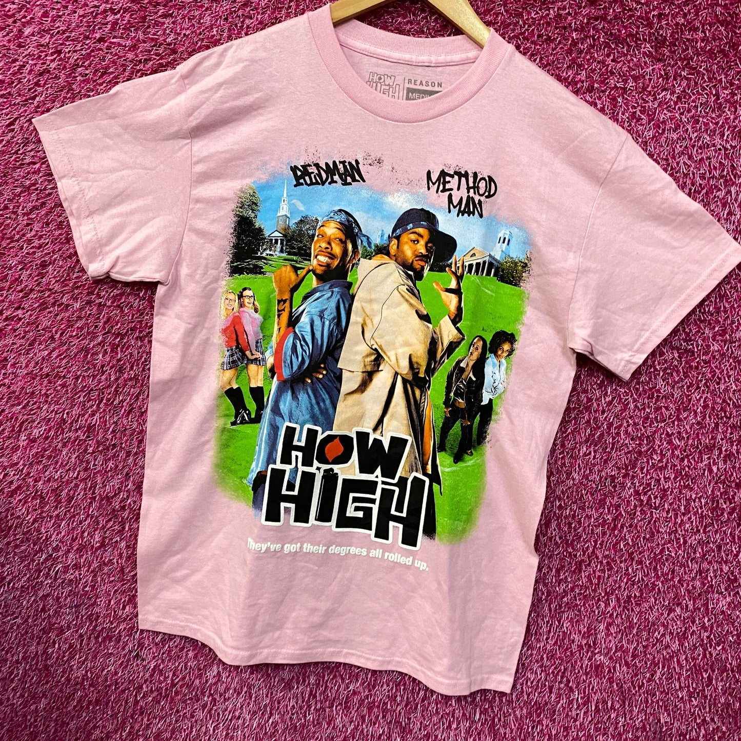 Reason Clothing "How High" Movie Poster T-Shirt Medium