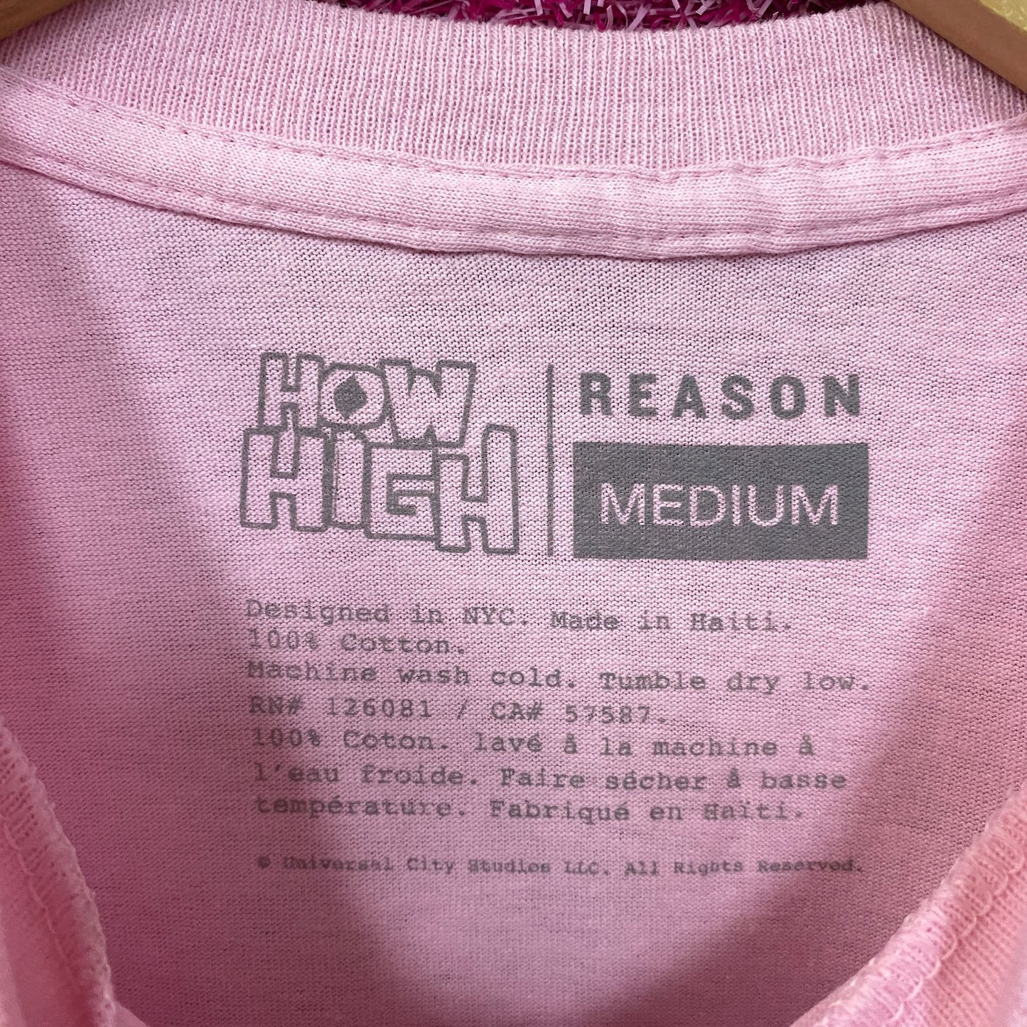 Reason Clothing "How High" Movie Poster T-Shirt Medium