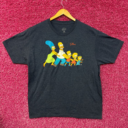 The Simpsons Conga Line Animation Tshirt size XL