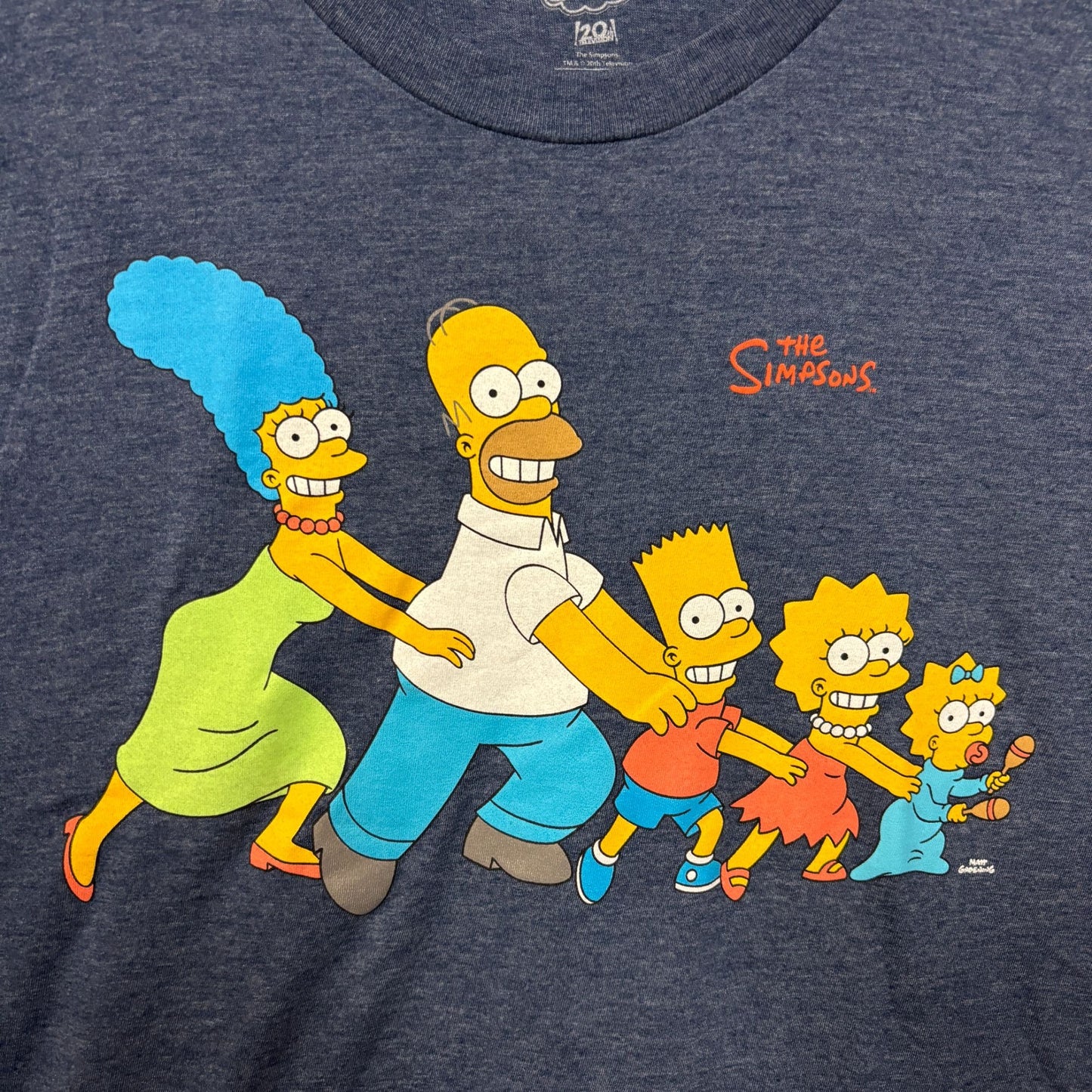 The Simpsons Conga Line Animation Tshirt size XL