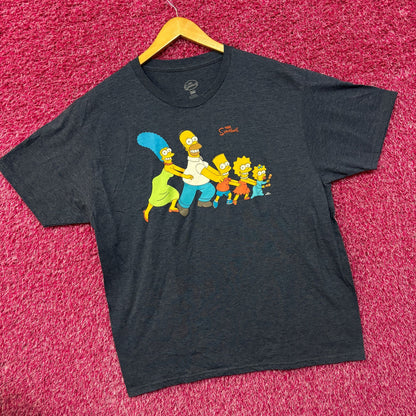 The Simpsons Conga Line Animation Tshirt size XL