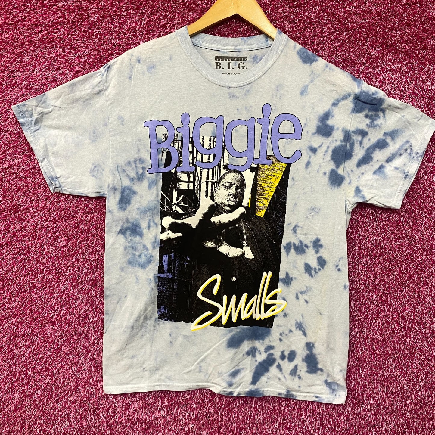 The Notorious B.I.G Biggie Smalls Tie Dye T-Shirt Large
