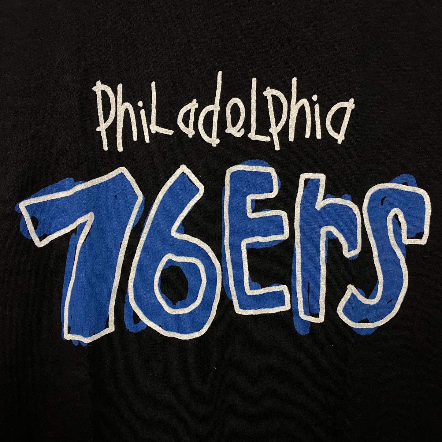 After School Special x NBA Philadelphia 76ers Doodle Graphic T-Shirt Large