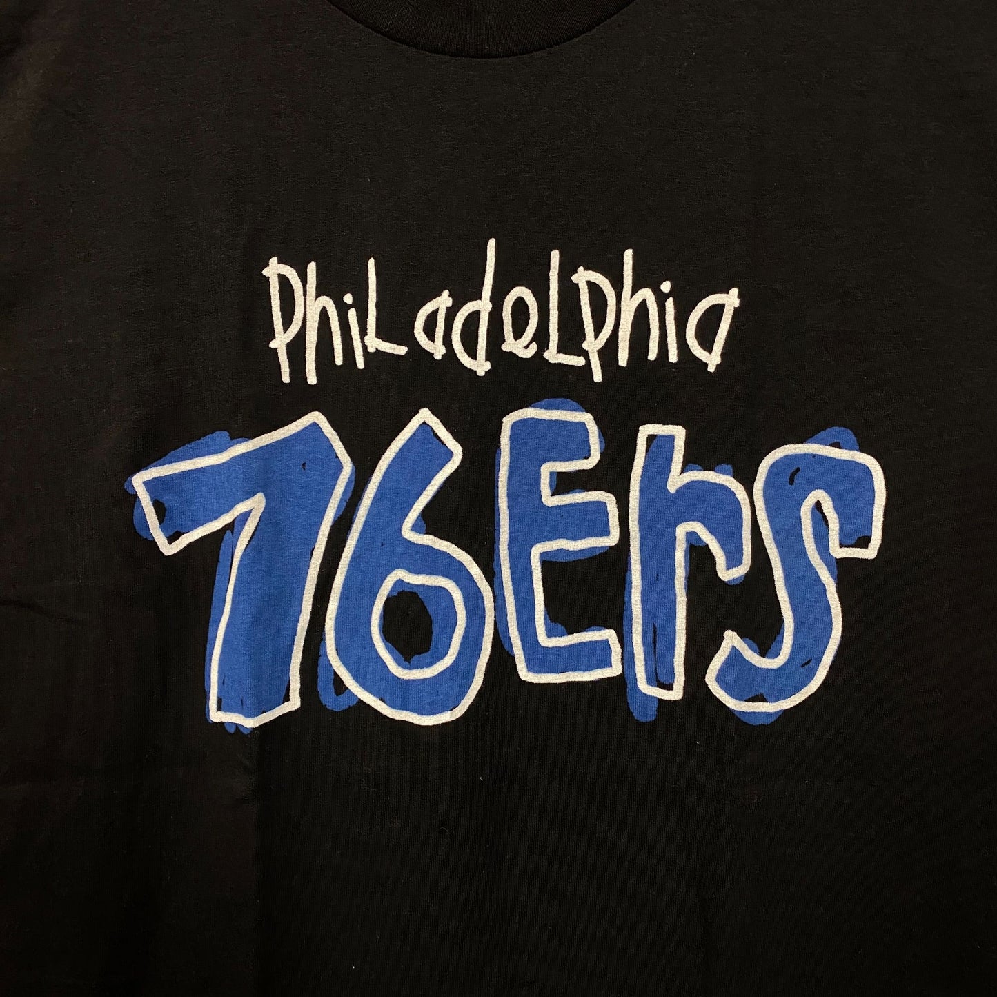 After School Special x NBA Philadelphia 76ers Doodle Graphic T-Shirt Large