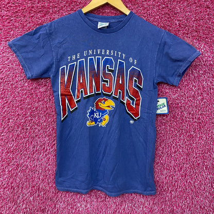 University Of Kansas Jayhawks '47 Brand Blue T-Shirt Small