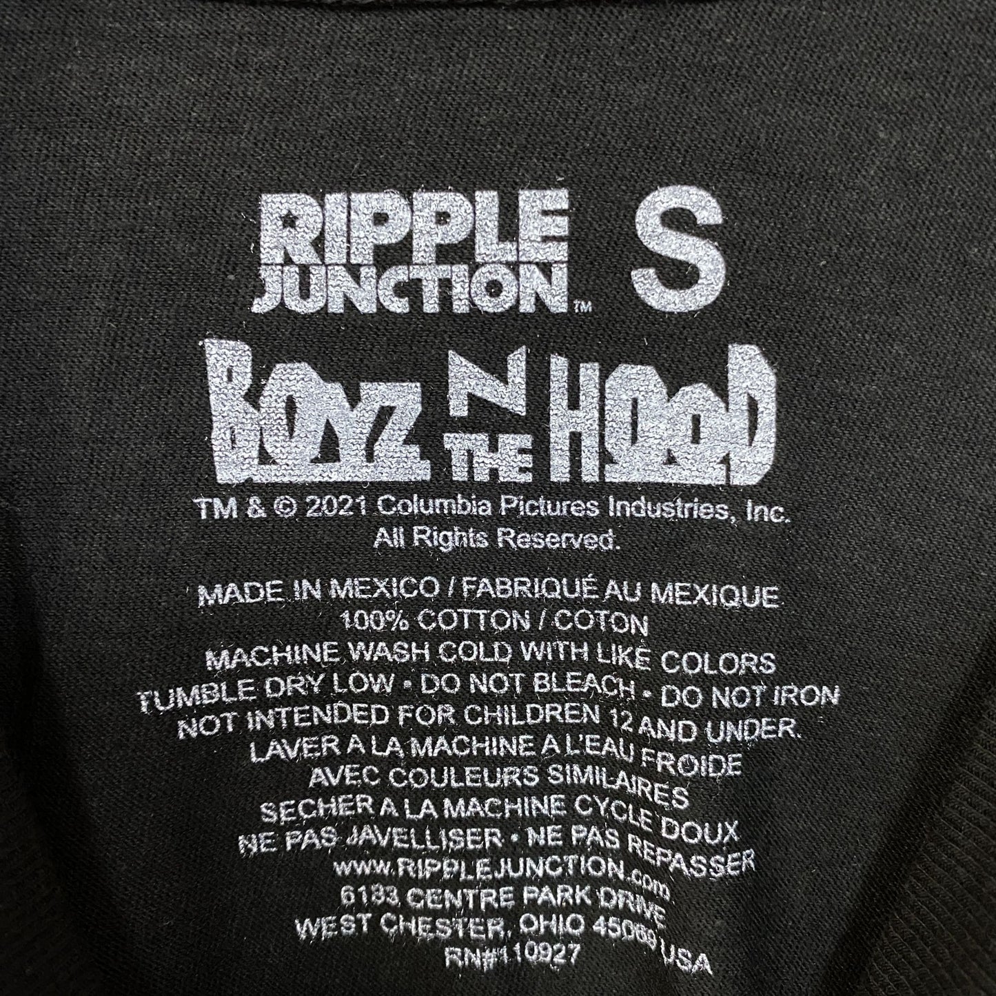 Boyz In The Hood Movie Poster T-Shirt Size Small