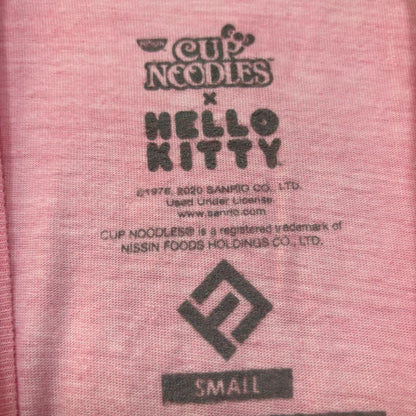 Sanrio Hello Kitty x Nissin Cup Noodles Pink T-Shirt Small