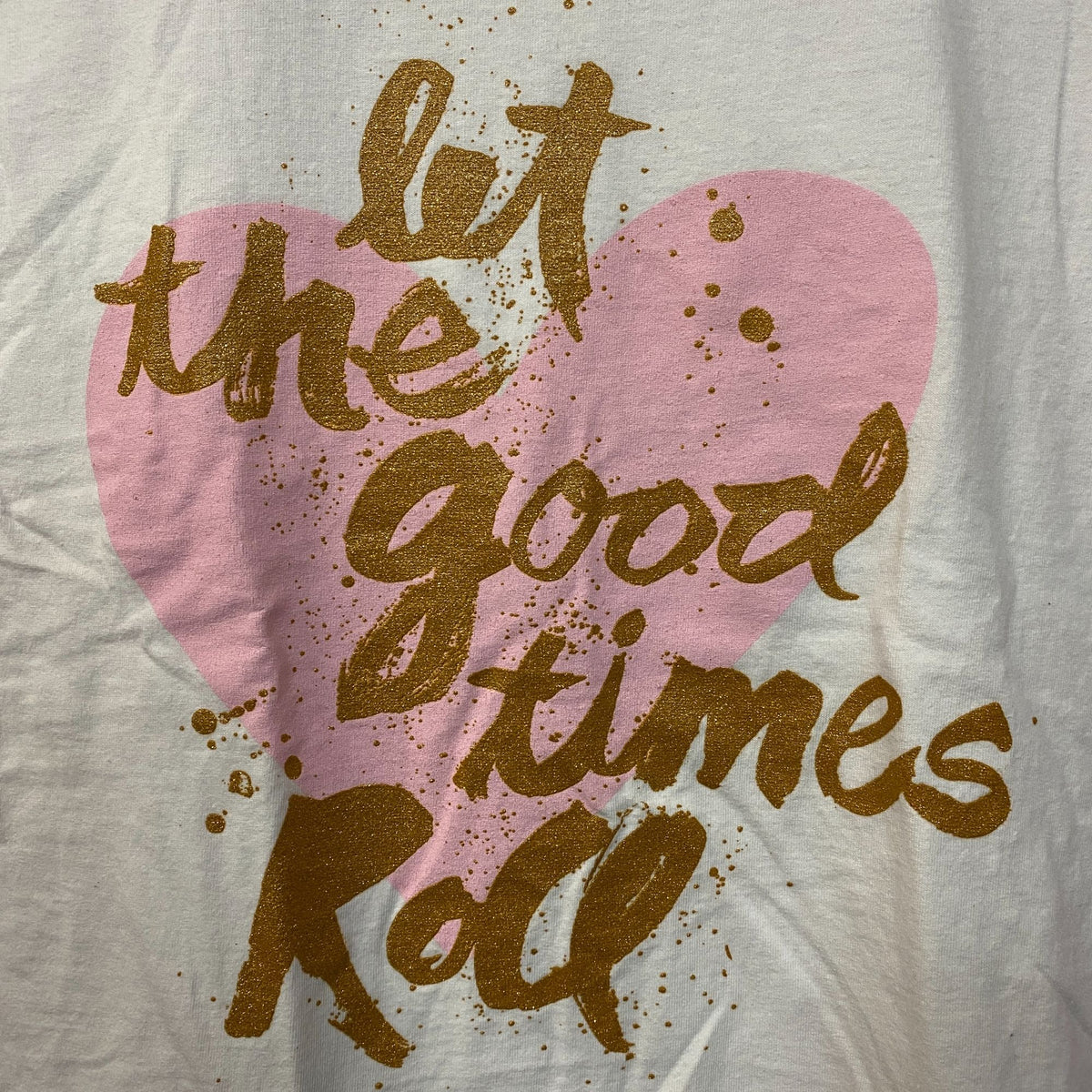 Junk Food Clothing "Let the Good Times Roll" Graphic T-Shirt Medium