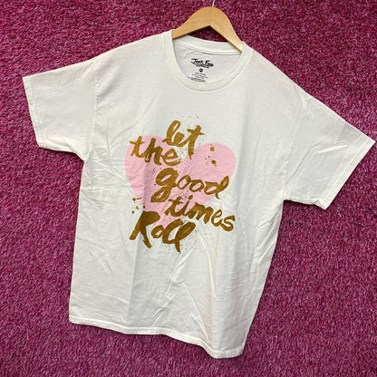 Junk Food Clothing "Let the Good Times Roll" Graphic T-Shirt Medium