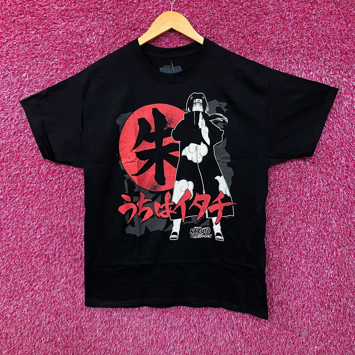 Naruto Shippuden Itachi Uchiha Anime T-Shirt Large