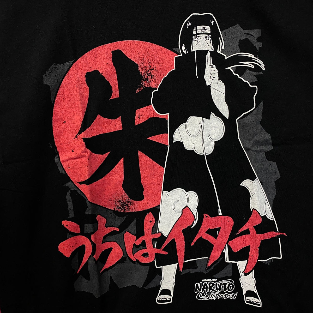 Naruto Shippuden Itachi Uchiha Anime T-Shirt Large
