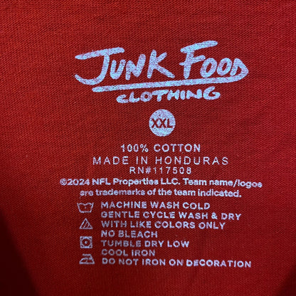 Junk Food Clothing Kansas City Chiefs Graphic T-Shirt 2XL
