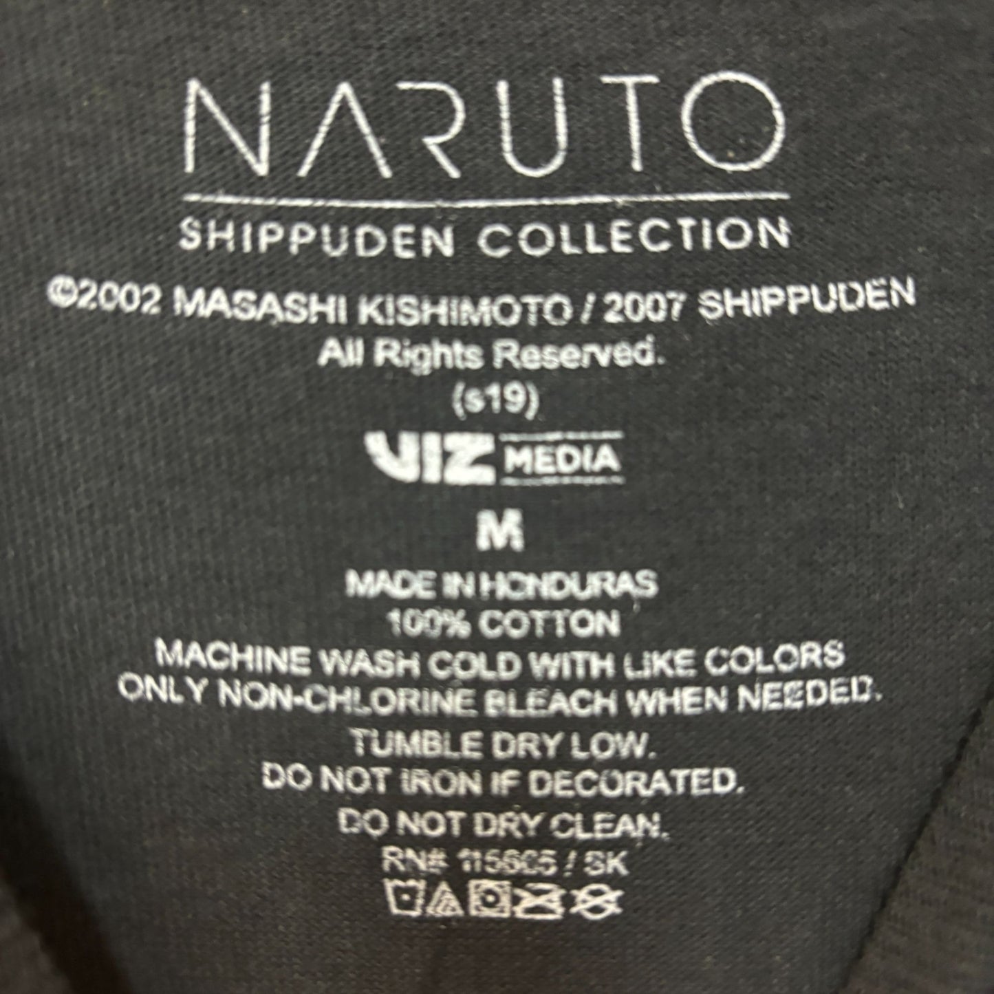 Naruto Shippuden 8-Bit Anime tshirt size medium