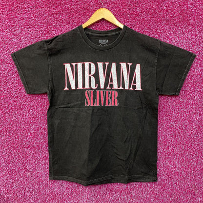 Nirvana Silver Grunge RockBand T-Shirt Medium