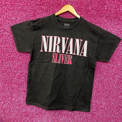 Nirvana Silver Grunge RockBand T-Shirt Medium