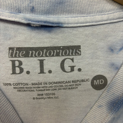 The Notorious B.I.G. Biggie Smalls Born Again Rap Tie Dye tshirt size M