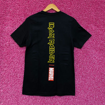 Iron Maiden X Marvel Deadpool Can I Play with Madness Rock Tshirt size Small