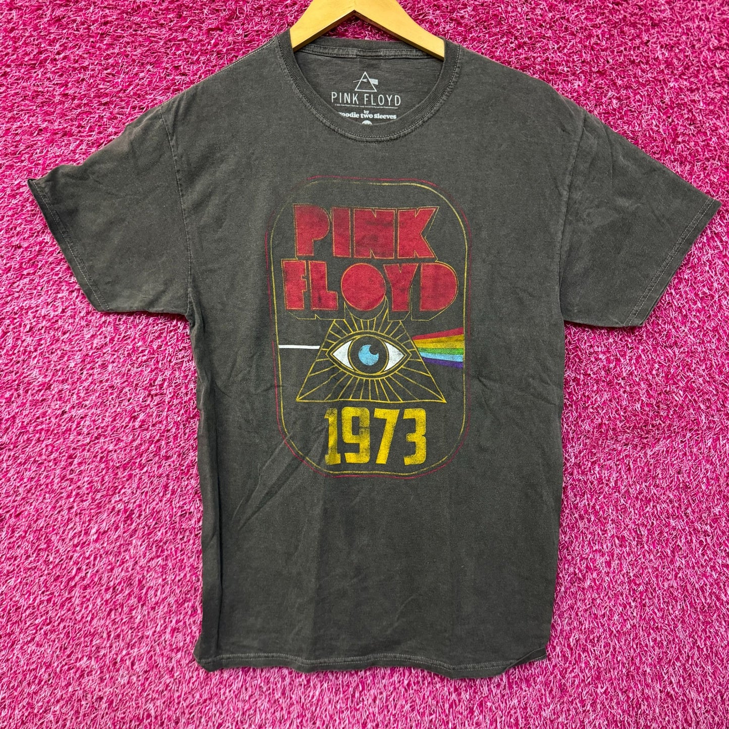 Pink Floyd 1973 Dark Side of the Moon Tour Rock Band Tee S/M