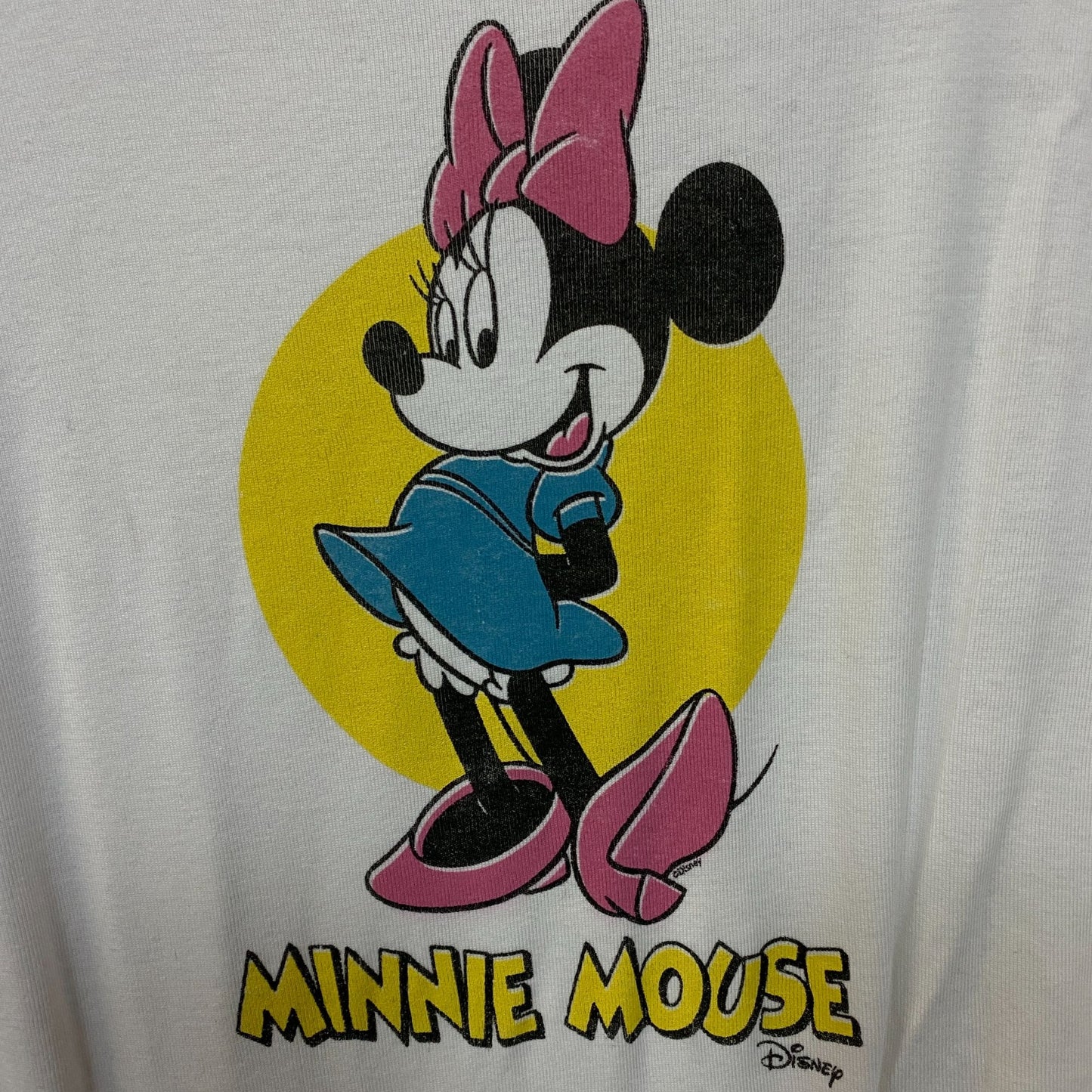 Junk Food x Disney Minnie Mouse Long Sleeve Baby Crop Large
