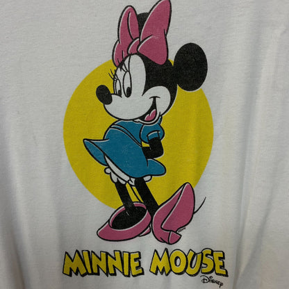 Junk Food x Disney Minnie Mouse Long Sleeve Baby Crop Large