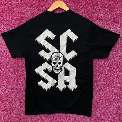 Stone Cold  Steve Austin Double Sided Tshirt size Medium