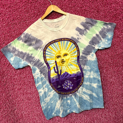 Kansas Carry On Wayward Son Lyric Desert Rock Tie Dye L