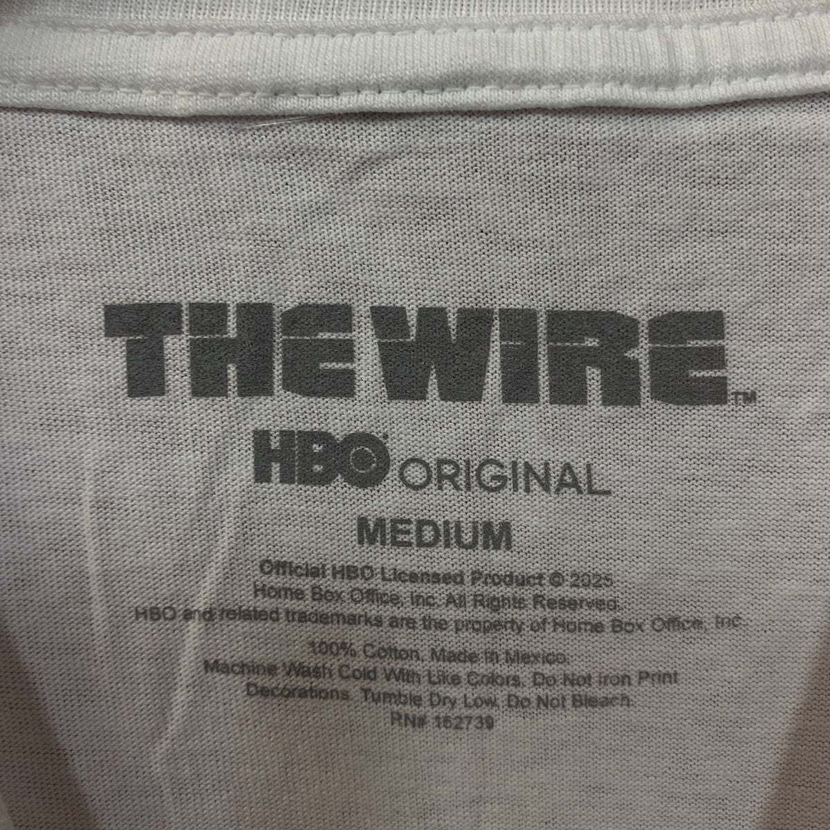 The Wire You Come At The King, You Best Not Miss Tshirt size Medium