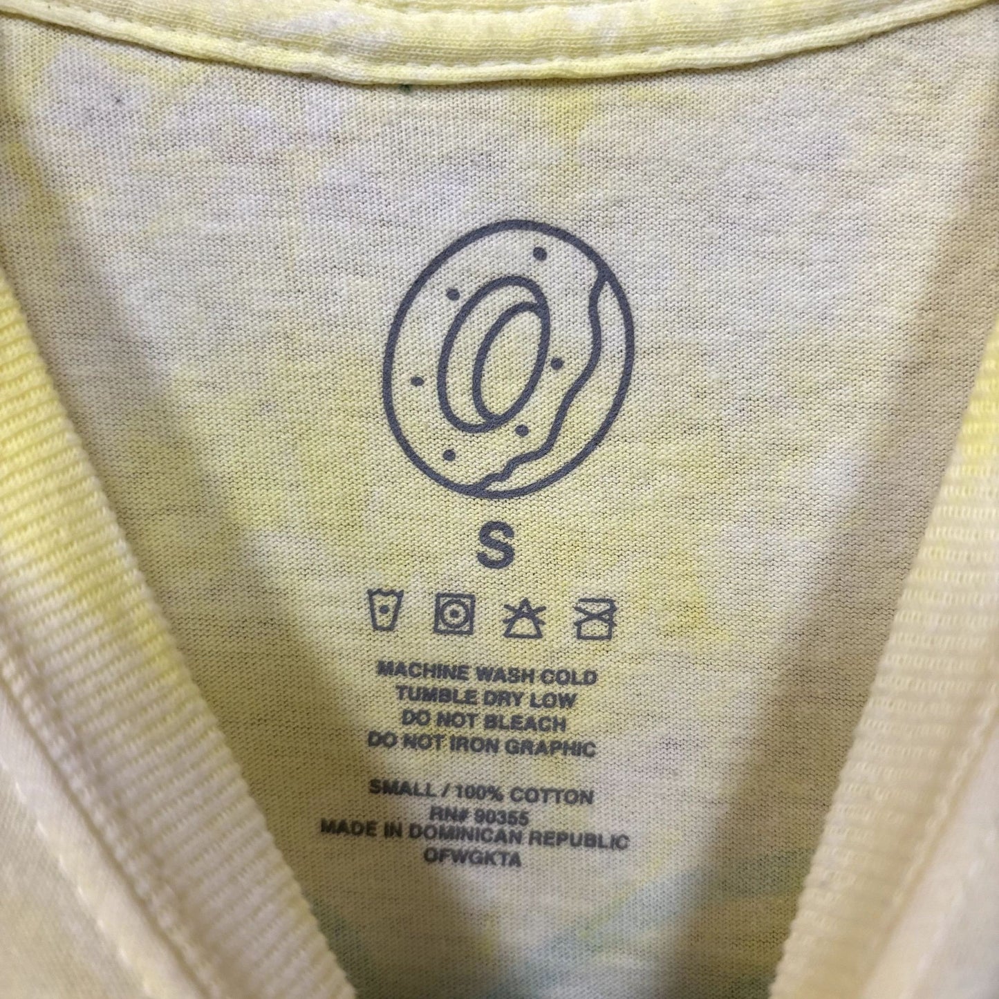 Odd Future Spell-Out Embroidered & OF Donut Logo Tie Dye S