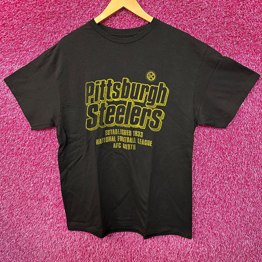 Pittsburgh Steelers NFL Franchise Est 1933  Tailgate Tee L