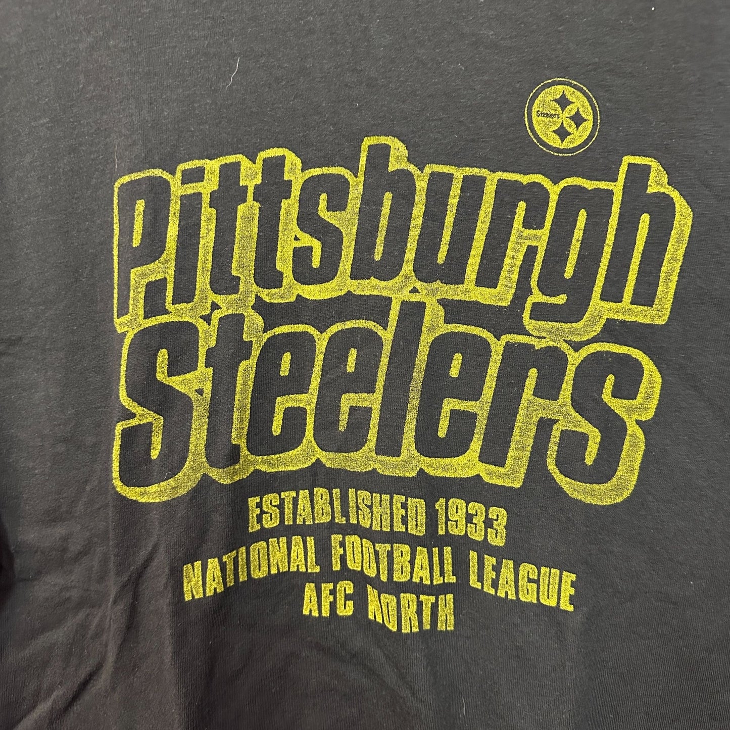 Pittsburgh Steelers NFL Franchise Est 1933  Tailgate Tee L