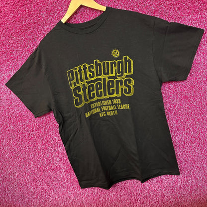 Pittsburgh Steelers NFL Franchise Est 1933  Tailgate Tee L
